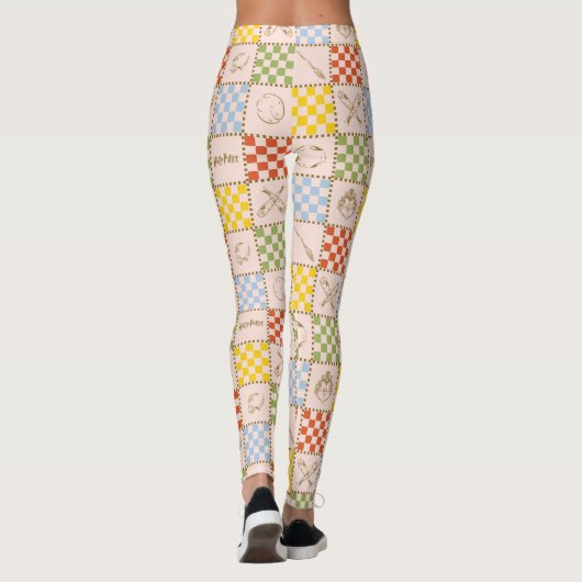 HOGWARTS™ QUIDDITCH™ Team Checker Pattern Leggings (Rückseite)