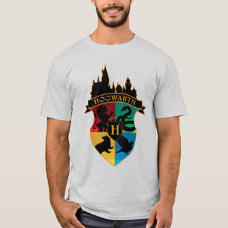 HOGWARTS™ Schloss-Wappen-Haus-Stolz-Abzeichen T-Shirt