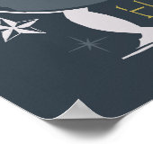 HOGWARTS™ Schneekugel-Grafik Poster (Ecke)