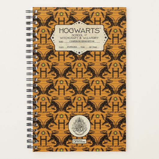 HOGWARTS™ School HUFFLEPUFF™ Class Planer (Vorderseite)