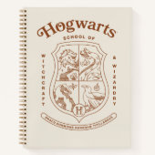 HOGWARTS™ School of Witchcraft and Wizardry Crest Notizblock (Vorderseite)