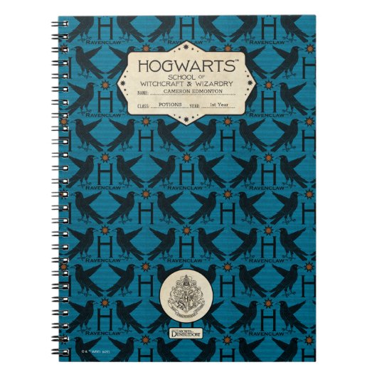 HOGWARTS™ School RAVENCLAW™ Class Notizblock (Vorderseite)