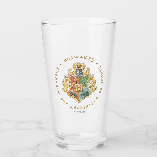 HOGWARTS™ Schule für Hexerei und Zauberei Glas (Vorderseite)