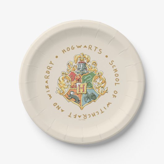 HOGWARTS™ Schule für Hexerei und Zauberei Pappteller (Vorderseite)