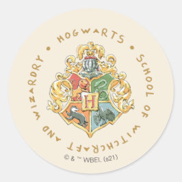 HOGWARTS™ Schule für Hexerei und Zauberei Runder Aufkleber