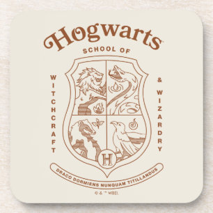 HOGWARTS™ Schule für Hexerei und Zauberei Wappen Getränkeuntersetzer