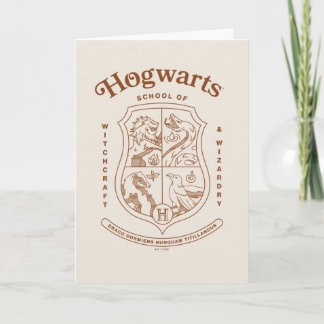 HOGWARTS™ Schule für Hexerei und Zauberei Wappen Karte
