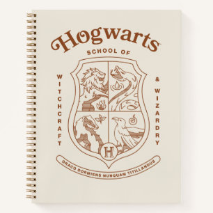 HOGWARTS™ Schule für Hexerei und Zauberei Wappen Notizblock