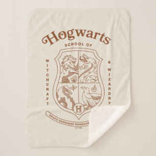 HOGWARTS™ Schule für Hexerei und Zauberei Wappen Sherpadecke