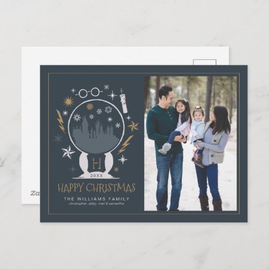 HOGWARTS™ Snow Globe | Frohe Weihnachten (Vorne/Hinten)