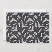 HOGWARTS™ Snow Globe | Frohes Weihnachtsbrett Einladung (Rückseite)