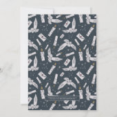 HOGWARTS™ Snow Globe | Glückliche Weihnachtseinlad Einladung (Rückseite)