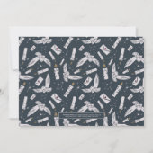 HOGWARTS™ Snow Globe | Glückliche Weihnachtseinlad Einladung (Rückseite)