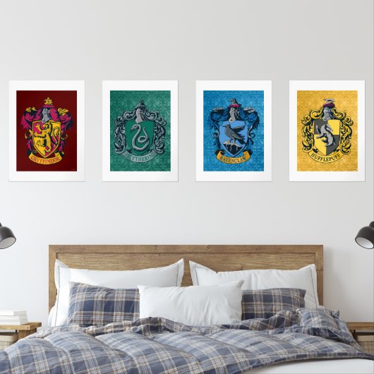 HOGWARTS™ Verziert-House-Wappen Bilderwand Sets (Schlafzimmer)