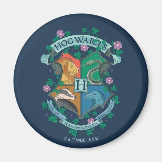 HOGWARTS™ Wappen Magnet (Vorne)