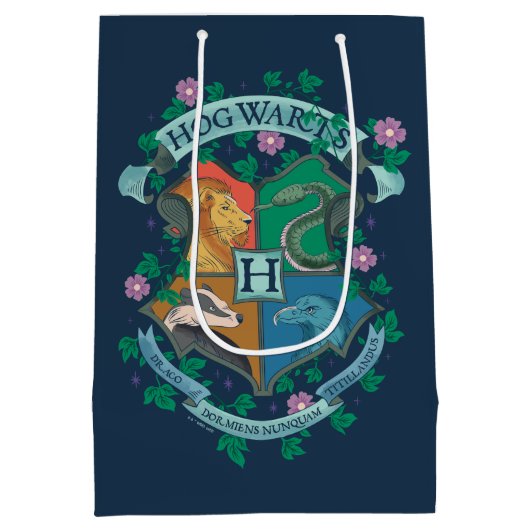 HOGWARTS™ Wappen Mittlere Geschenktüte (Rückseite)