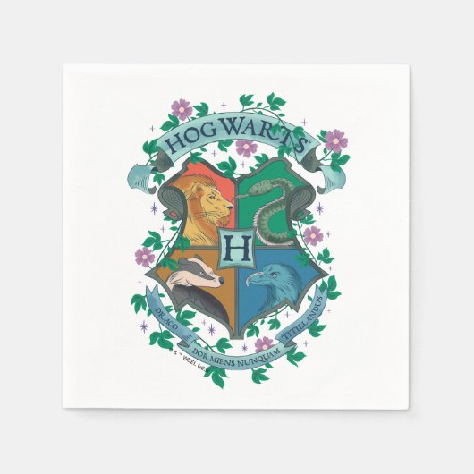 HOGWARTS™ Wappen Serviette (Vorderseite)