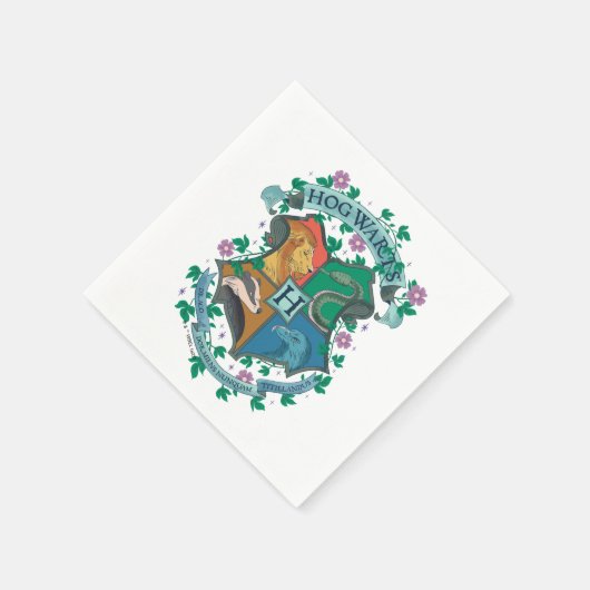 HOGWARTS™ Wappen Serviette (Ecke)