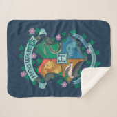 HOGWARTS™ Wappen Sherpadecke (Vorderseite (Horizontal))