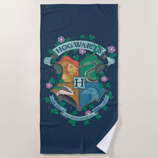 HOGWARTS™ Wappen Strandtuch (Vorderseite)