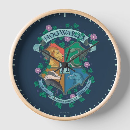 HOGWARTS™ Wappen Uhr (Vorderseite)