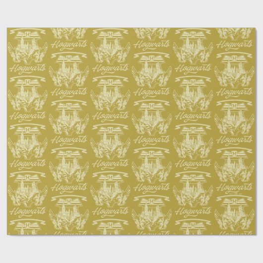 HOGWARTS™ Winged Shield Graphic Geschenkpapier (Flach)