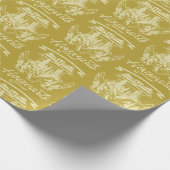 HOGWARTS™ Winged Shield Graphic Geschenkpapier (Ecke)