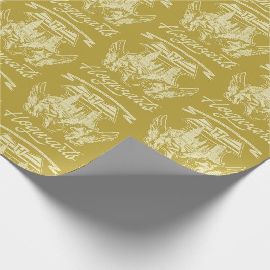HOGWARTS™ Winged Shield Graphic Geschenkpapier (Ecke)