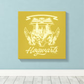 HOGWARTS™ Winged Shield Graphic Leinwanddruck (Insitu (Holzboden))