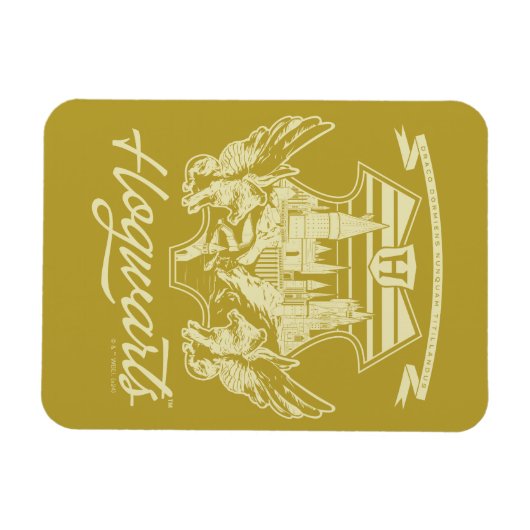 HOGWARTS™ Winged Shield Graphic Magnet (Horizontal)