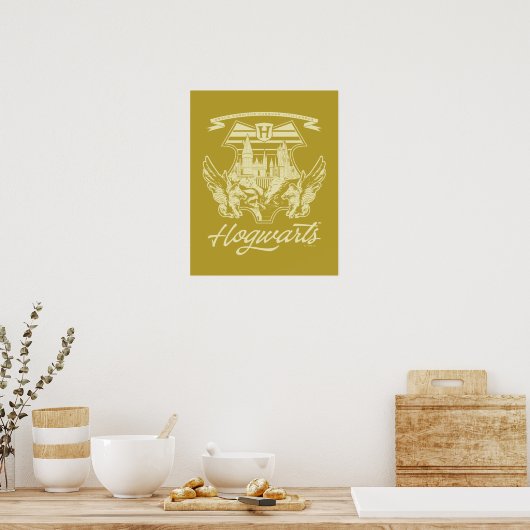 HOGWARTS™ Winged Shield Graphic Poster (Küche)