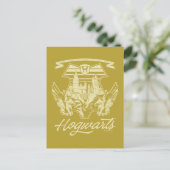 HOGWARTS™ Winged Shield Graphic Postkarte (Stehend Vorderseite)