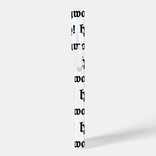 Hogwash! Case-Mate iPhone Hülle (Rückseite / Links)