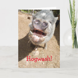 Hogwash! Du siehst nicht so alt aus, wie du Mini P Karte