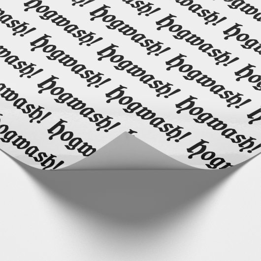 Hogwash! Geschenkpapier (Ecke)