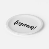 Hogwash! Pappteller (Schrägansicht)