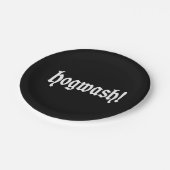 Hogwash! Pappteller (Schrägansicht)