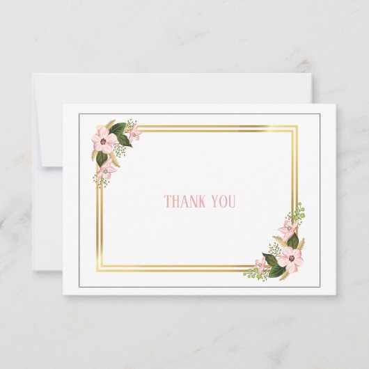 Hogwood Swag Danke Karte (Vorderseite)