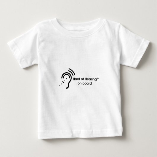 HOH an Bord Baby T-shirt (Vorderseite)