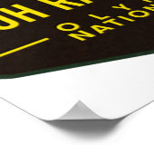 Hoh Rain Forest Olympischer Nationalpark Poster (Ecke)