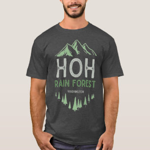 Hoh Rain Forest Washington Olympischer Nationalpar T-Shirt