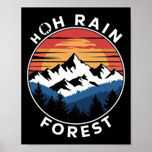 Hoh-Regenwald Regenwald Olympic-Nationalpark W Poster