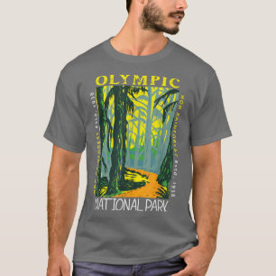 Hoh-Regenwald Washington Nationalpark Vintage T-Shirt