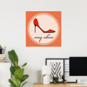 hohe Absätze Poster (Heimbüro)