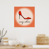 hohe Absätze Poster (Küche)