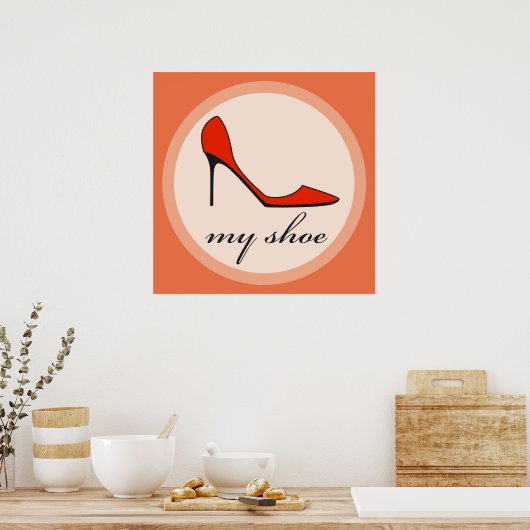 hohe Absätze Poster (Küche)