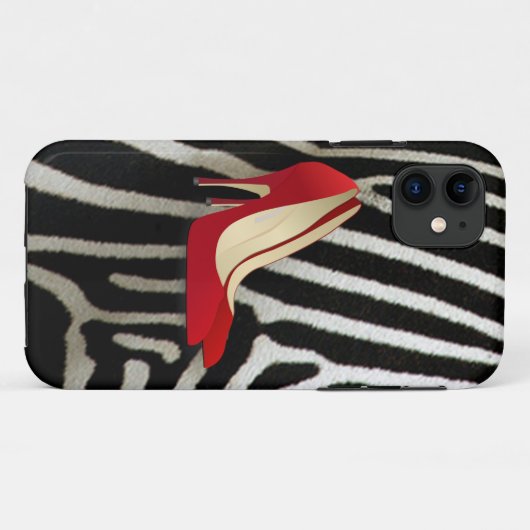 hohe Absätze rot Case-Mate iPhone Hülle (Rückseite (Horizontal))