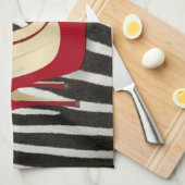 hohe Absätze rot Handtuch (Viertel Falte)