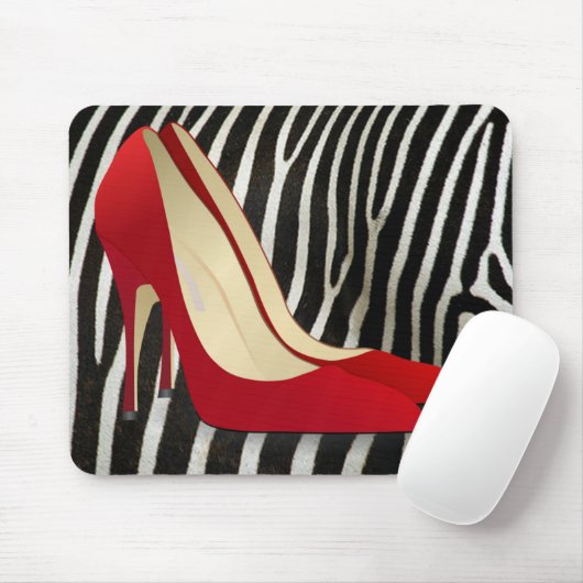hohe Absätze rot Mousepad (Mit Mouse)