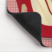 hohe Absätze rot Mousepad (Ecke)